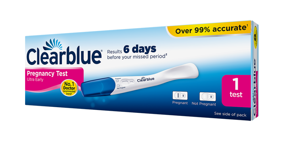 Ultra Early Pregnancy Test 5 Days Early Clearblue