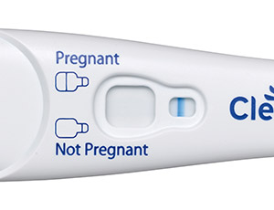 Negative pregnancy test result