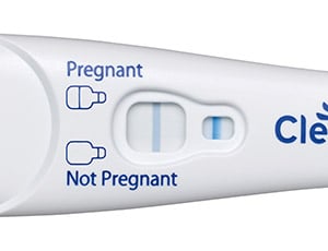 Positive pregnancy test result